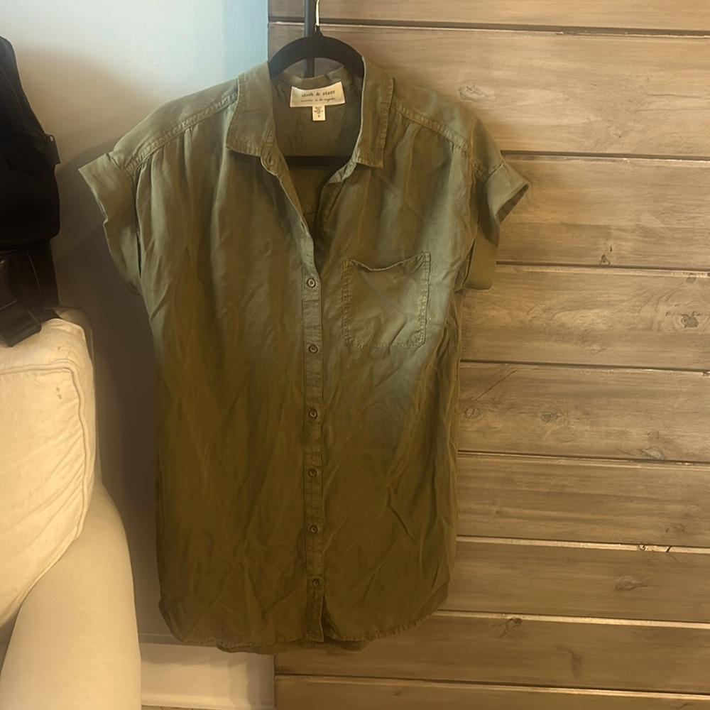 Forest green dress
